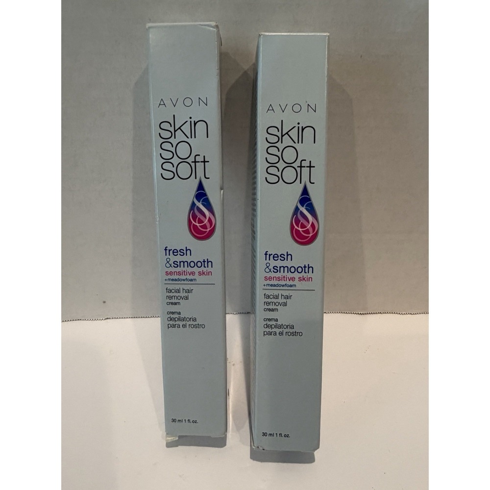Avon Skin So Soft Fresh Smooth Body Hair Removal Cream, 2 Pack 30 Ml 1oz